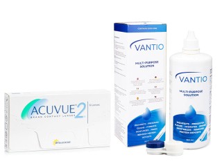 Acuvue 2 (6 lenzen) + Vantio Multi-Purpose 360 ml met lenzendoosje