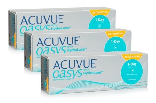 Acuvue Oasys 1-Day with HydraLuxe for Astigmatism (90 lenzen)