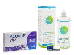 Acuvue Vita (6 lenzen) + Solunate Multi-Purpose 400 ml met lenzendoosje