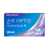 Air Optix Plus Hydraglyde Multifocal (3 lenzen) + Solunate Multi-Purpose 400 ml met lenzendoosje 39464