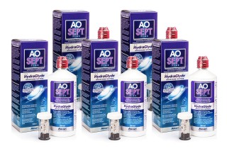 AOSEPT PLUS with Hydraglyde 5 x 360 ml met lenzendoosjes