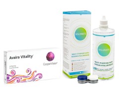 Avaira Vitality (6 lenzen) + Solunate Multi-Purpose 400 ml met lenzendoosje