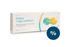 25% korting op Lenjoy 1 Day Comfort (10 lenzen)