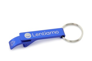 Flessen- en blikopener sleutelhanger Lentiamo