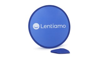 Opvouwbare frisbee met zakje Lentiamo