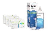Lenjoy Monthly Comfort (12 lenzen) + ReNu MultiPlus 360 ml met lenzendoosjes 27818