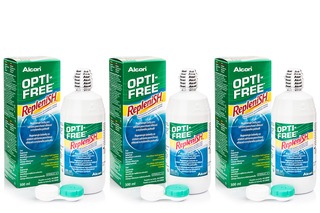 OPTI-FREE RepleniSH 3 x 300 ml met lenzendoosjes