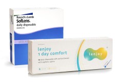 SofLens Daily Disposable (90 lenzen) + Lenjoy 1 Day Comfort (10 daglenzen)