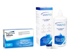 SofLens 59 (6 lenzen) + Vantio Multi-Purpose 360 ml met lenzendoosje