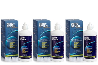 Zero-Seven Refreshing 3 x 360 ml met lenzendoosjes